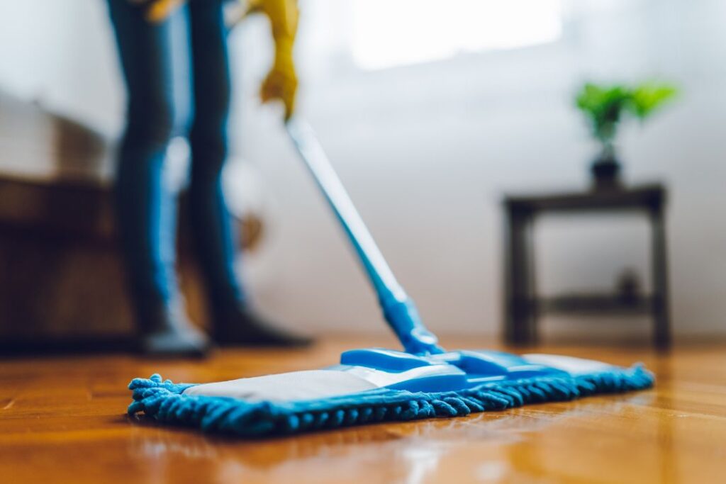 Clean and maintain flooring