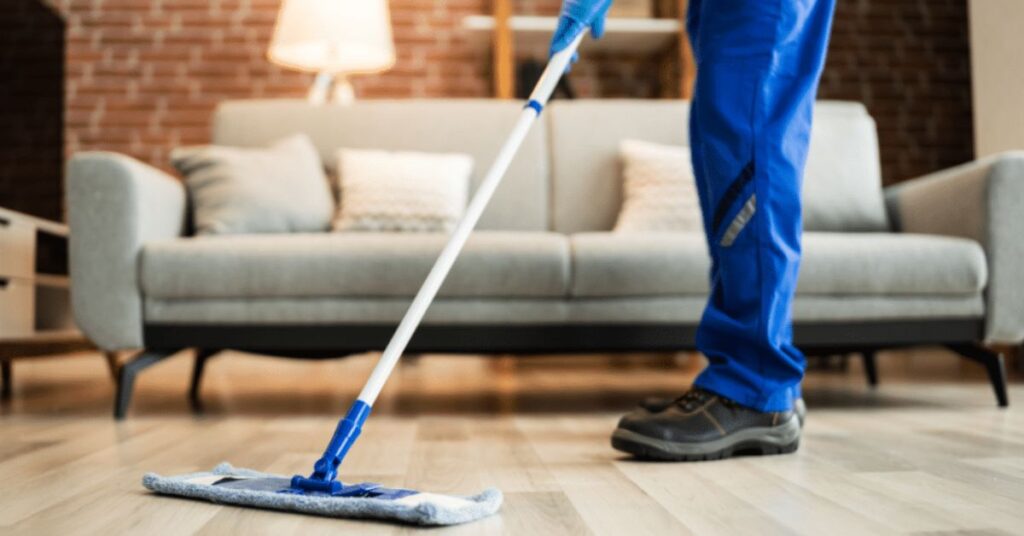 Clean and maintain flooring